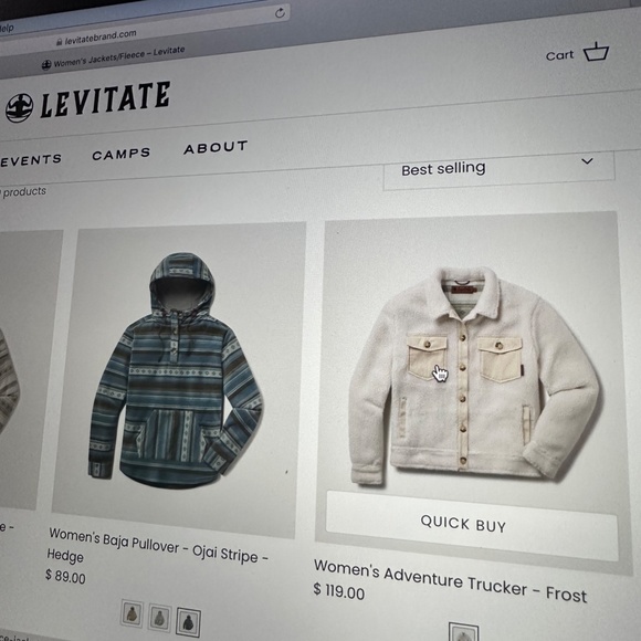 Levitate WOMEN'S ADVENTURE TRUCKER Jacket - Picture 4 of 4